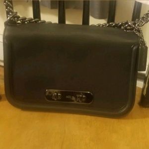 Coach swagger leather shoulder bag